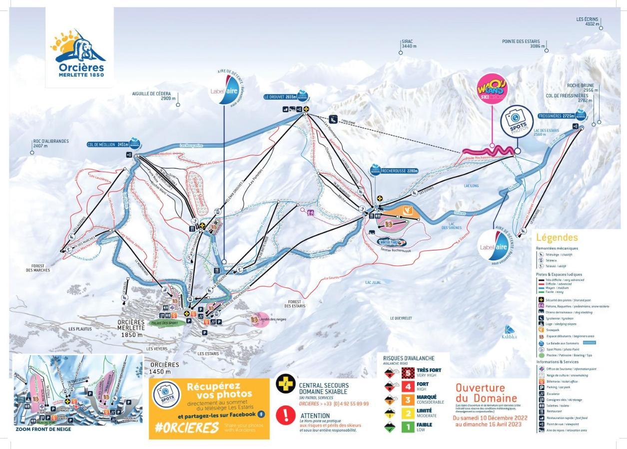 Appt T2 Cabine 4-6 Personnes Au Pied Des Pistes Orcieres Exterior photo